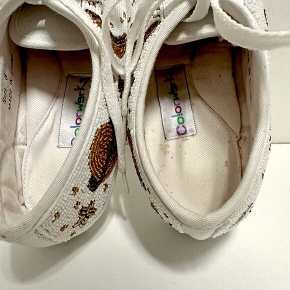 VTG Colorwerks Beaded Sneakers - Picture 6 of 10